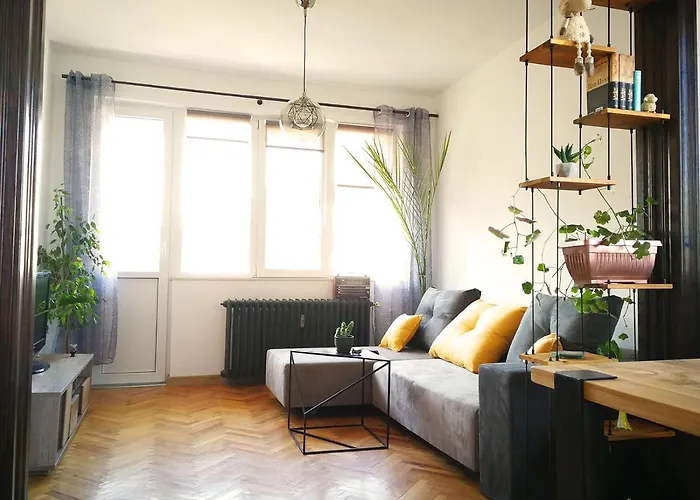 Sunny Downtown Apartment For 4